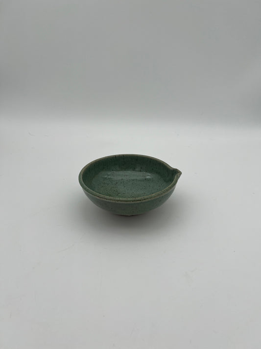 Verdant Green Lipped Bowl
