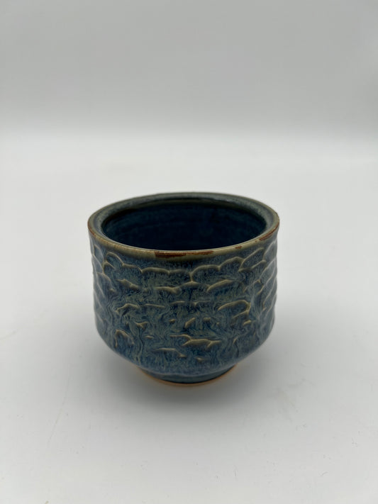 Indigo Yunomi Tea Cup