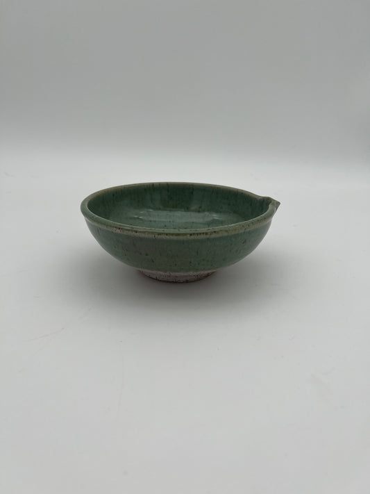 Verdant Green Lipped Bowl